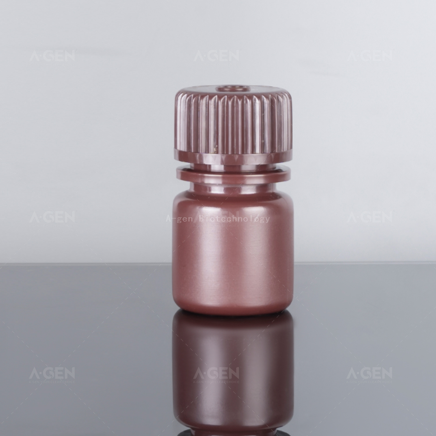 PP Brown Color 8mL 15mL 30mL 60mL 125mL 250mL 500mL 1000mL Reagent Bottle with Wide Month