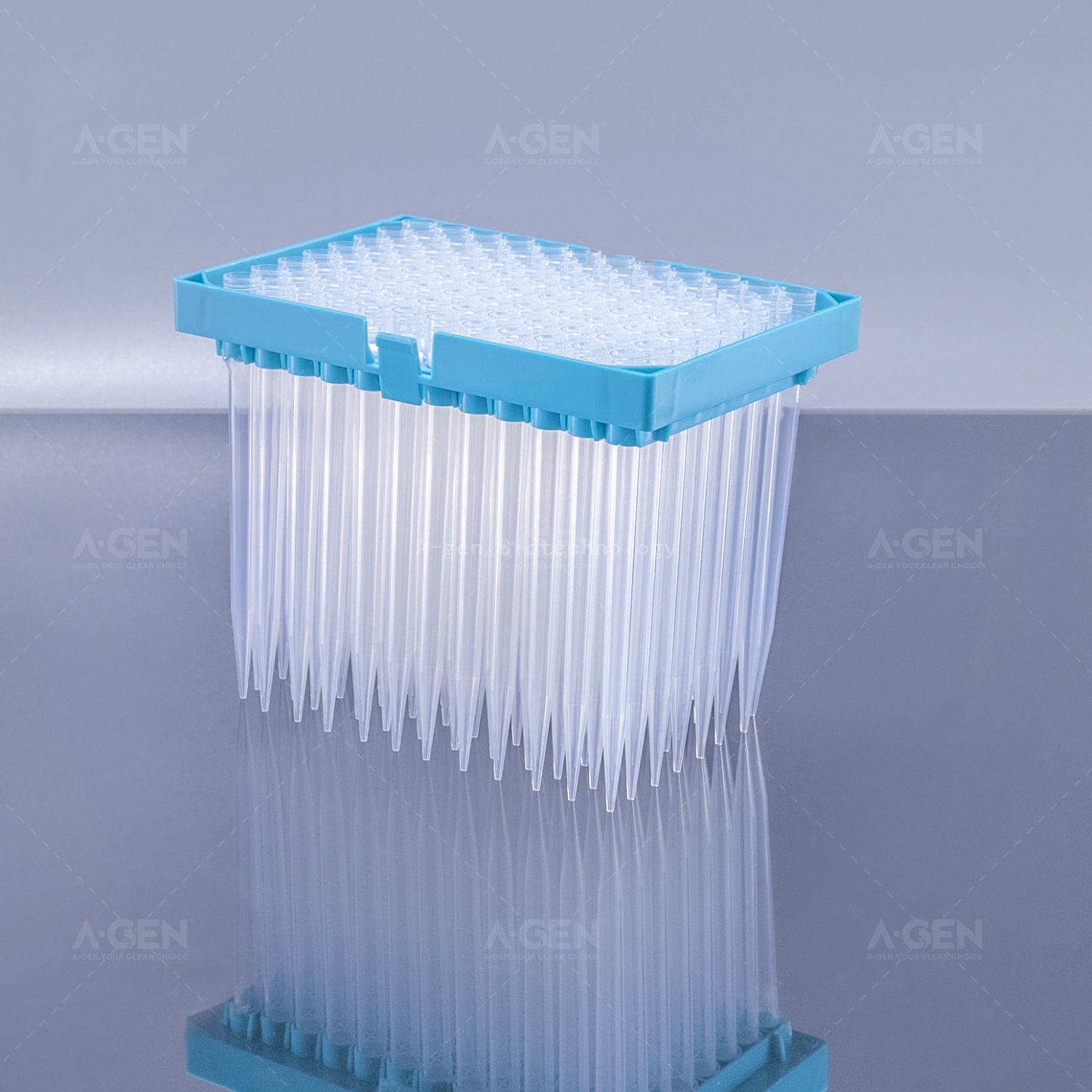 Hamilton Pipette Tip 1000μL Sterile Clear PP Pipette Tip in Rack for Liquid Transfer With Filter 