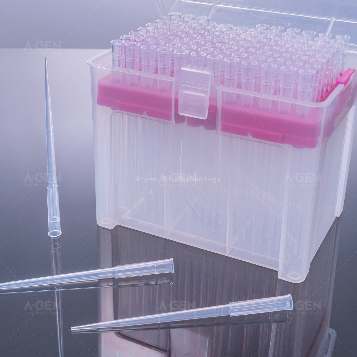 Super Long 300μL Universal Pipette Tips Clear Tips