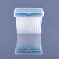 Hamilton Pipette Tip 1000μL Sterile Clear PP Pipette Tip in Rack for Liquid Transfer Without Filter 