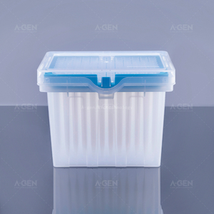 Hamilton Pipette Tip 1000μL Sterile Clear PP Pipette Tip in Rack for Liquid Transfer With Filter 