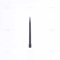 Low Retention 5 Combined Boxes Sterile Hamilton Pipette Tip Conductive 1000μL Black PP Pipette Tip for Liquid Transfer With Filter