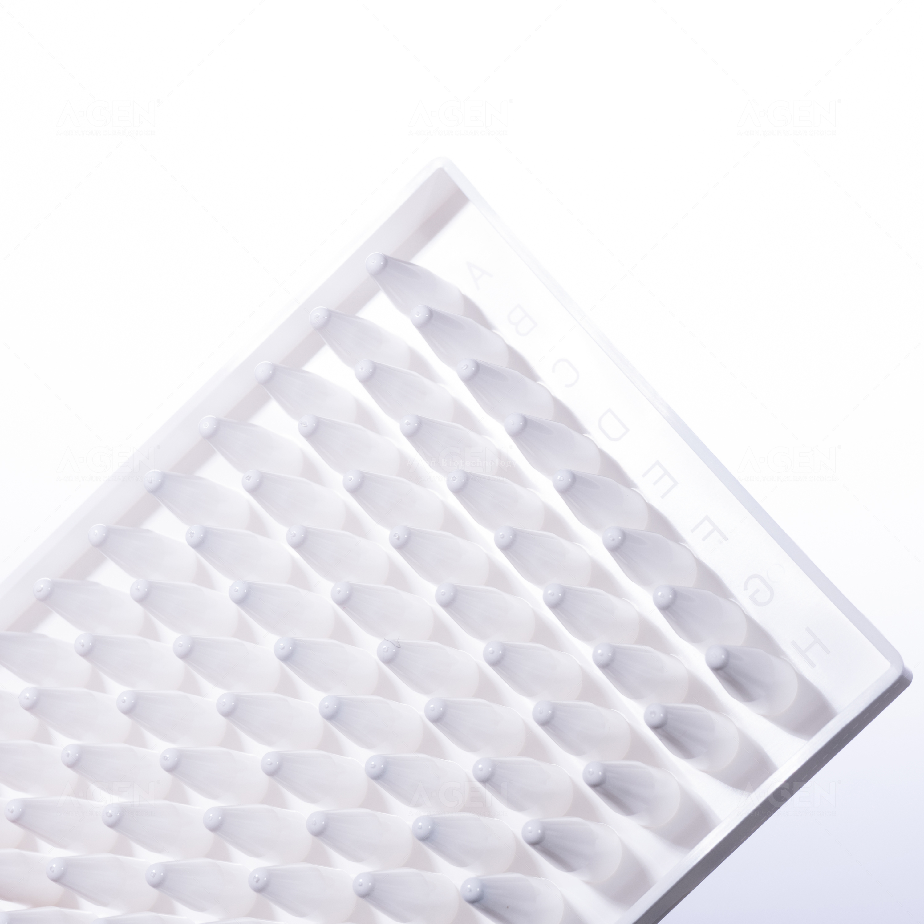 0.2mL White Half Skirt 96 PCR Plate with Black Mark