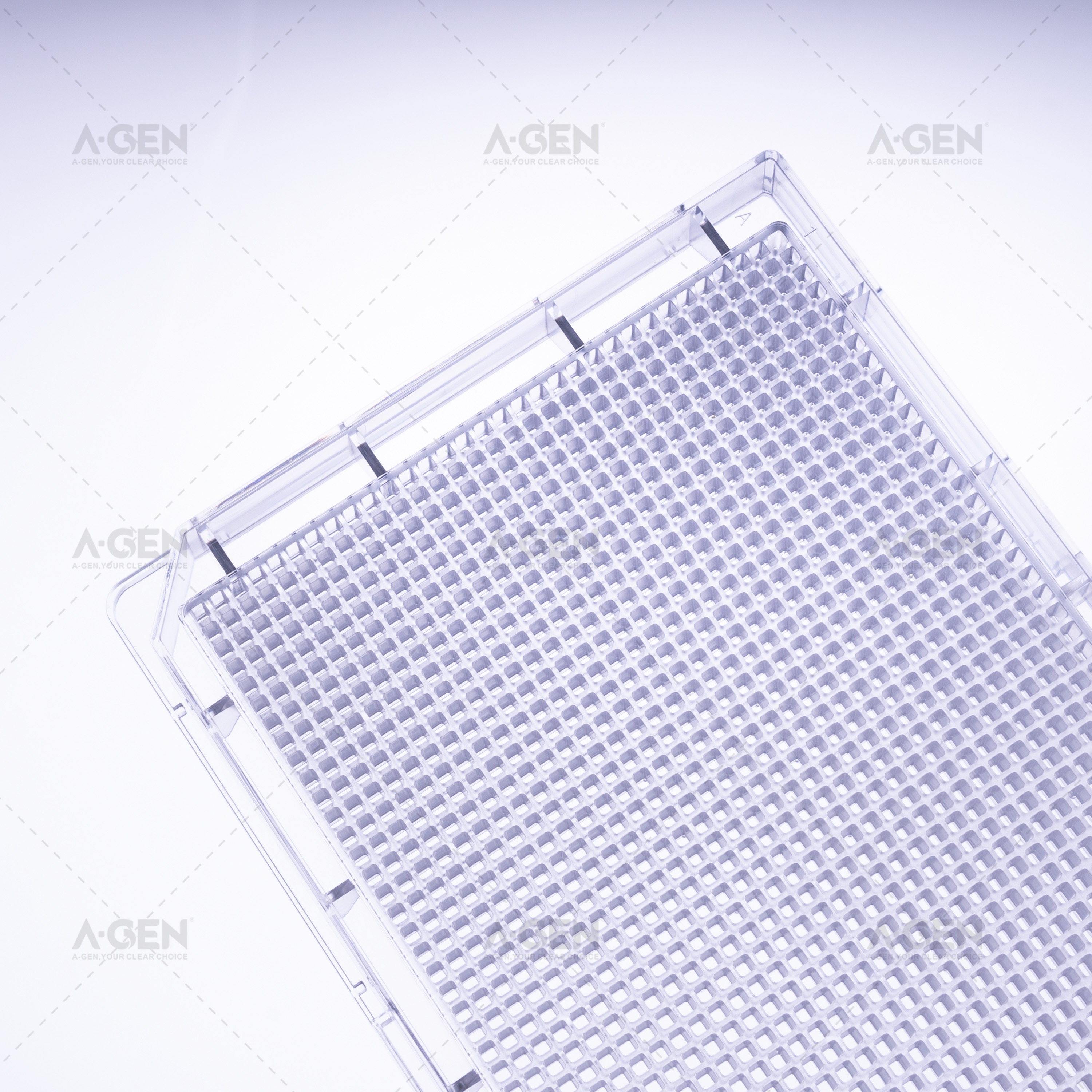 1536 Square Wells Middle Bind Sterile High Bind Clear White Black Elisa Plate Lid Optional