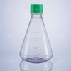 1L PC Sterile Sealed Cap 1000ml Breathable Cap Triangle Shaker Flask