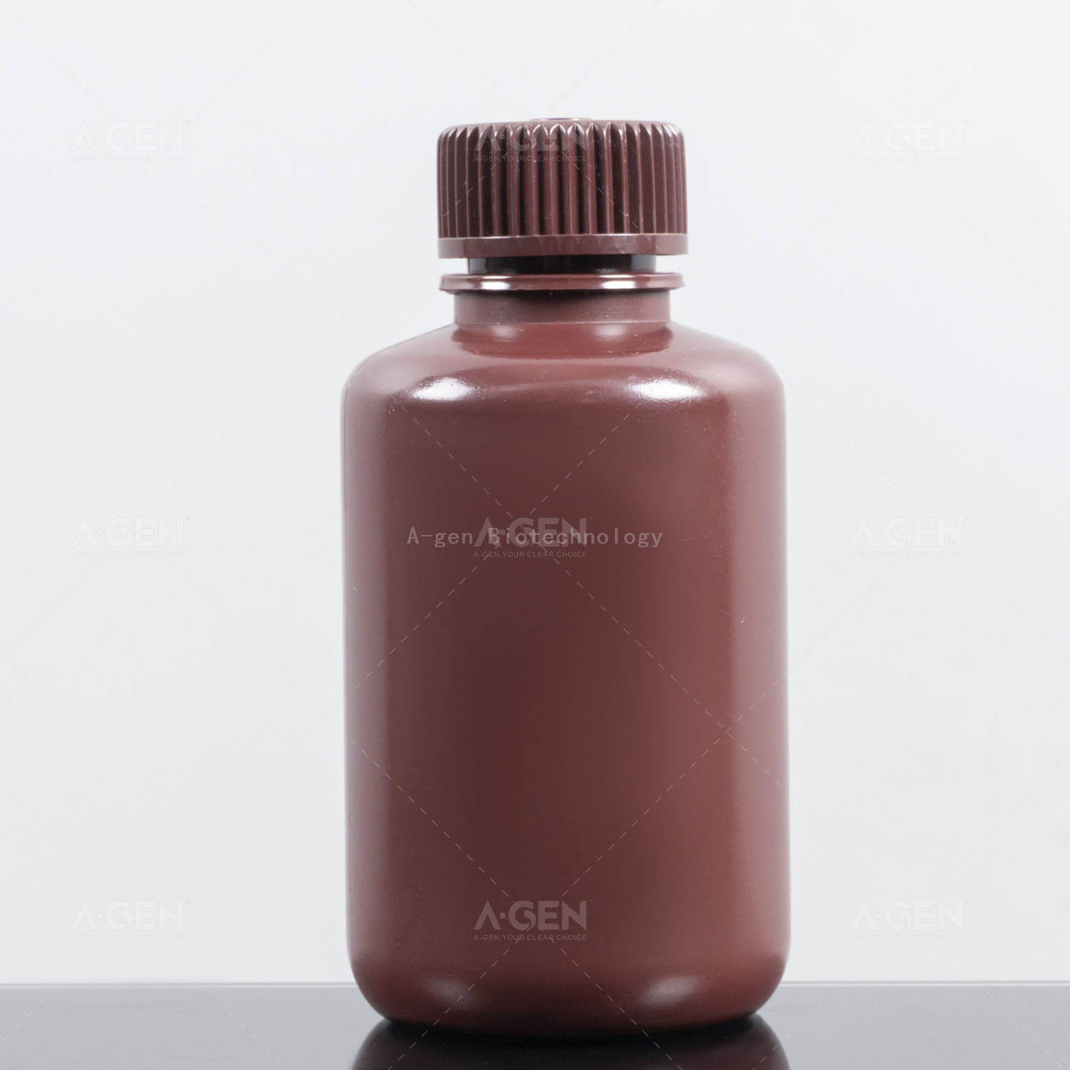 PP Brown Color 30mL 60mL 125mL 250mL 500mL 1000mL Reagent Bottle with Narrow Month