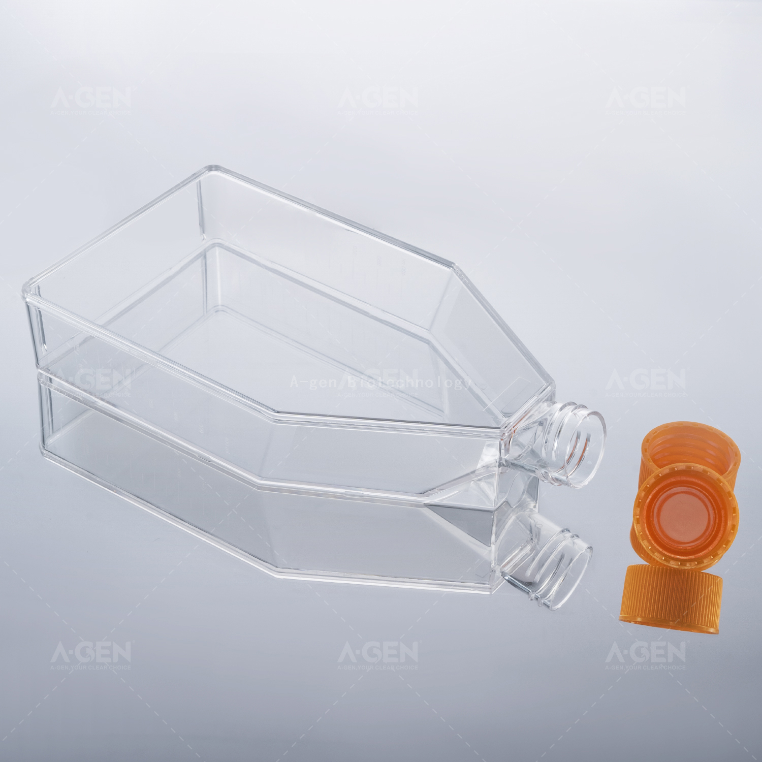  175 Cm² No Treated Sterile Cell Culture Flask with Sealed Cap Or Breathable Cap(TC Treated Optional)