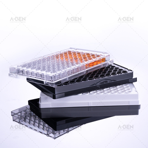 96-well medium adsorption/high adsorption clear/white/black Elisa plates with or without caps sterile