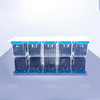 Low Retention 5 Combined Boxes Sterile Hamilton Pipette Tip Conductive 1000μL Black PP Pipette Tip for Liquid Transfer With Filter