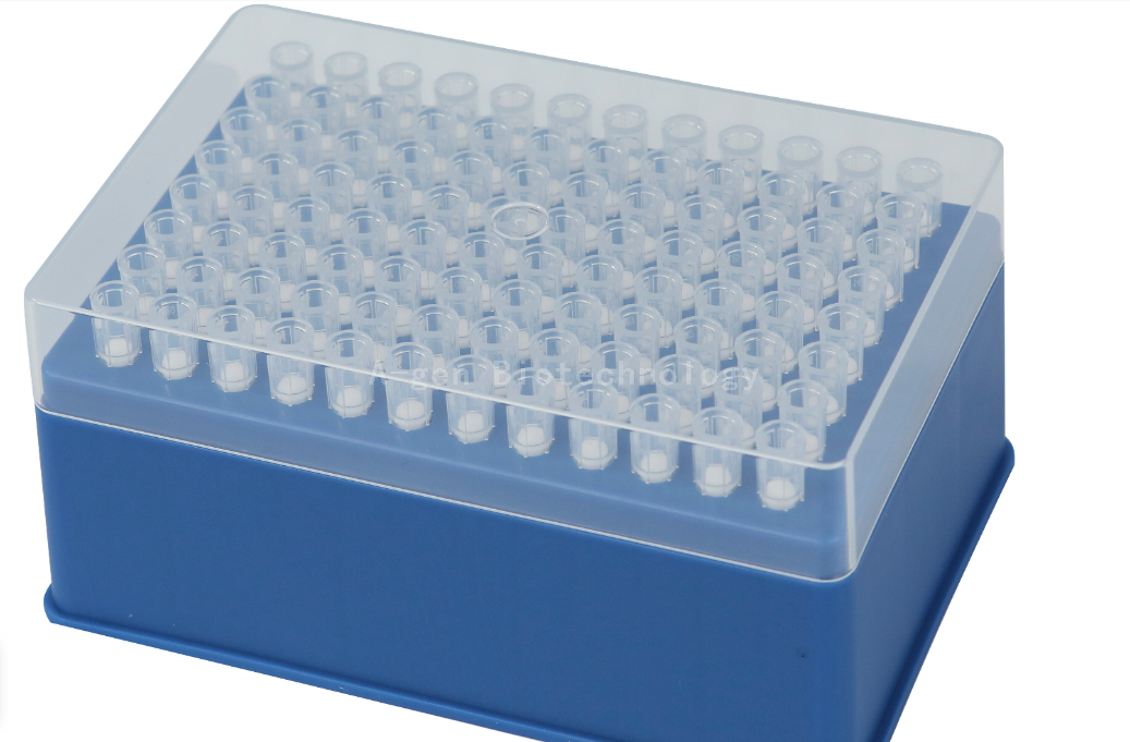 Nayo Tips 250μL Clear Robotic PP Pipette Tip with Filter (Racked,sterilized) for Liquid Handling FXF-250-RS