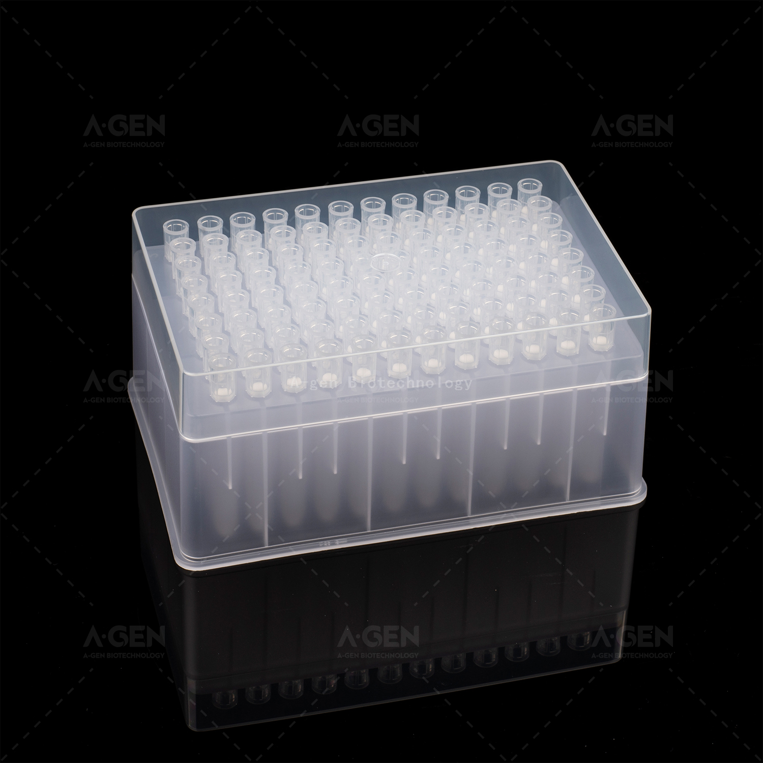 Nayo Tip 50μL Clear Robotic PP Pipette Tip (Racked,sterile) for DNA/RNA Extraction with Filter FXF-50-RS
