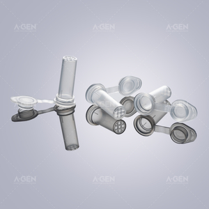 Covered flat bottom purification column (including pressure ring)