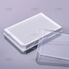 384 Wells White Plate Clear Lid Middle Bind Elisa Plate