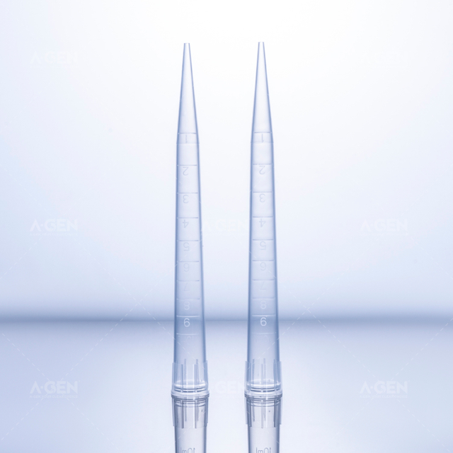 10ml long small mouth pipette tip, bagged