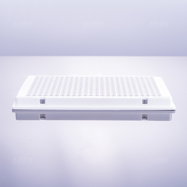 40μL 384-well PCR plate full skirt white + transparent