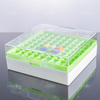 PC Cryo boxes 133*133*52mm(compatible with with 1.5ml/2ml CryoTubes) mixed color