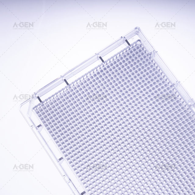 1536 Wells Clear Plate High Bind Sterile Elisa Plate with Clear Cover
