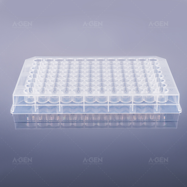 96 round well microplate, V-bottom, 0.45ml