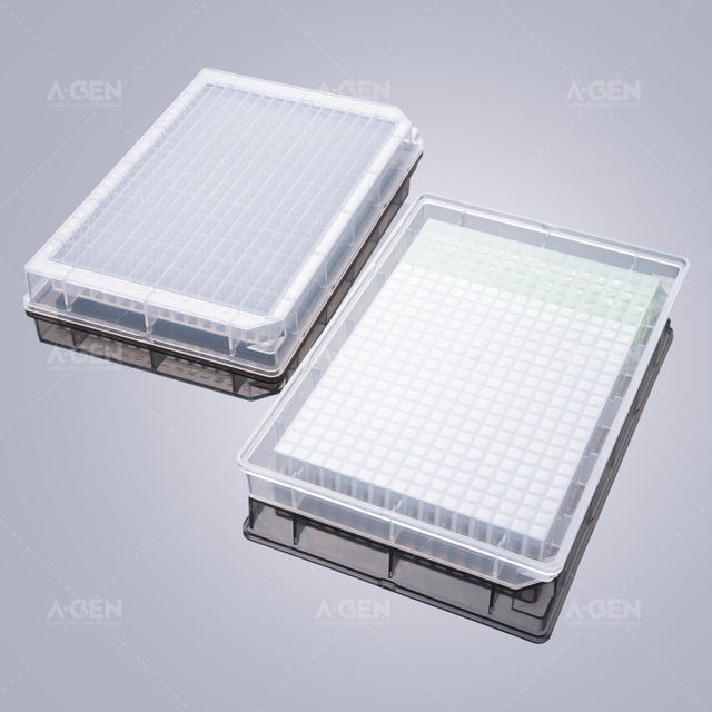 120uL 384 Flat Bottom Square-Well Deep Well Plate