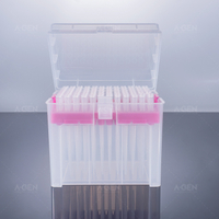 300 μL extended μL transparent tip box