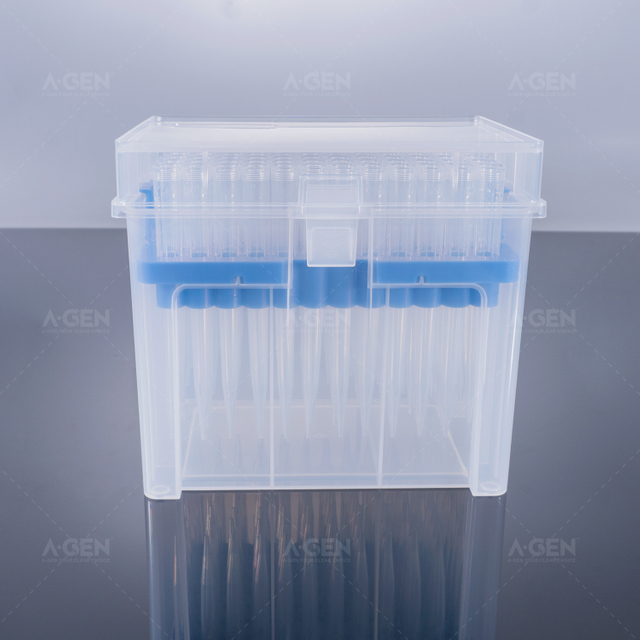 1250μL transparent tip box sterile low adsorption