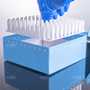 PP cryopreservation box 133*133*36mm, suitable for 0.5ml cryopreservation tube, blue