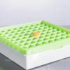 PC Cryo boxes 133*133*52mm(compatible with with 1.5ml/2ml CryoTubes) mixed color