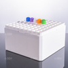 PC Cryo boxes 133*133*95mm(compatible with with 5ml CryoTubes) mixed color