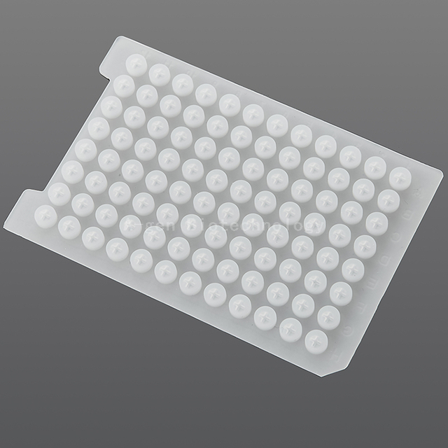 Silicon Sealing Mat for 96 Round Well Plate 1.0mL Storage Plate and U/V Plate