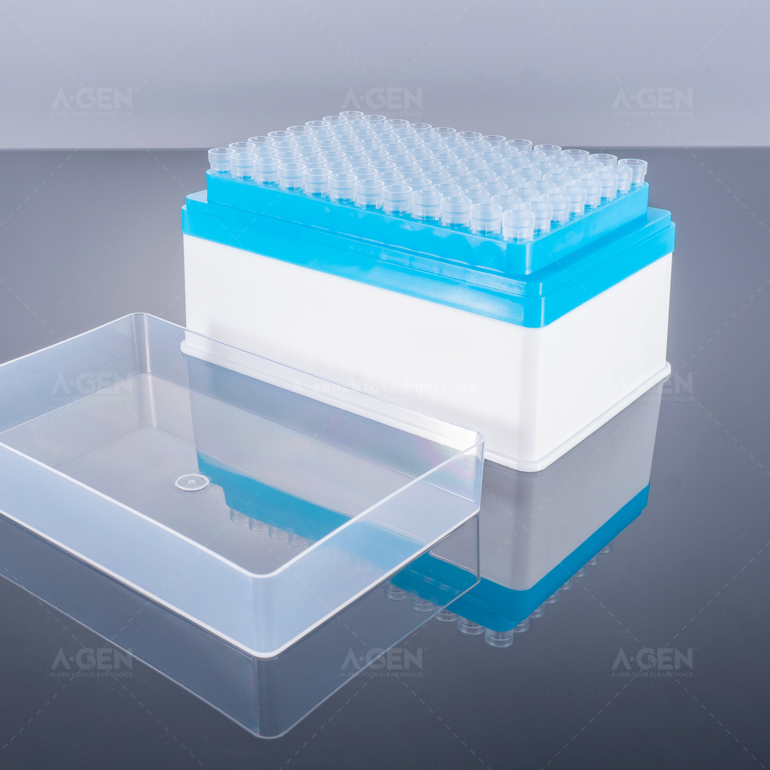 Tecan LiHa 50μL Transparent PP Pipette Tip (SBS Racked,sterilized) for Liquid Transfer No Filter TT-50-HSL Low Retention