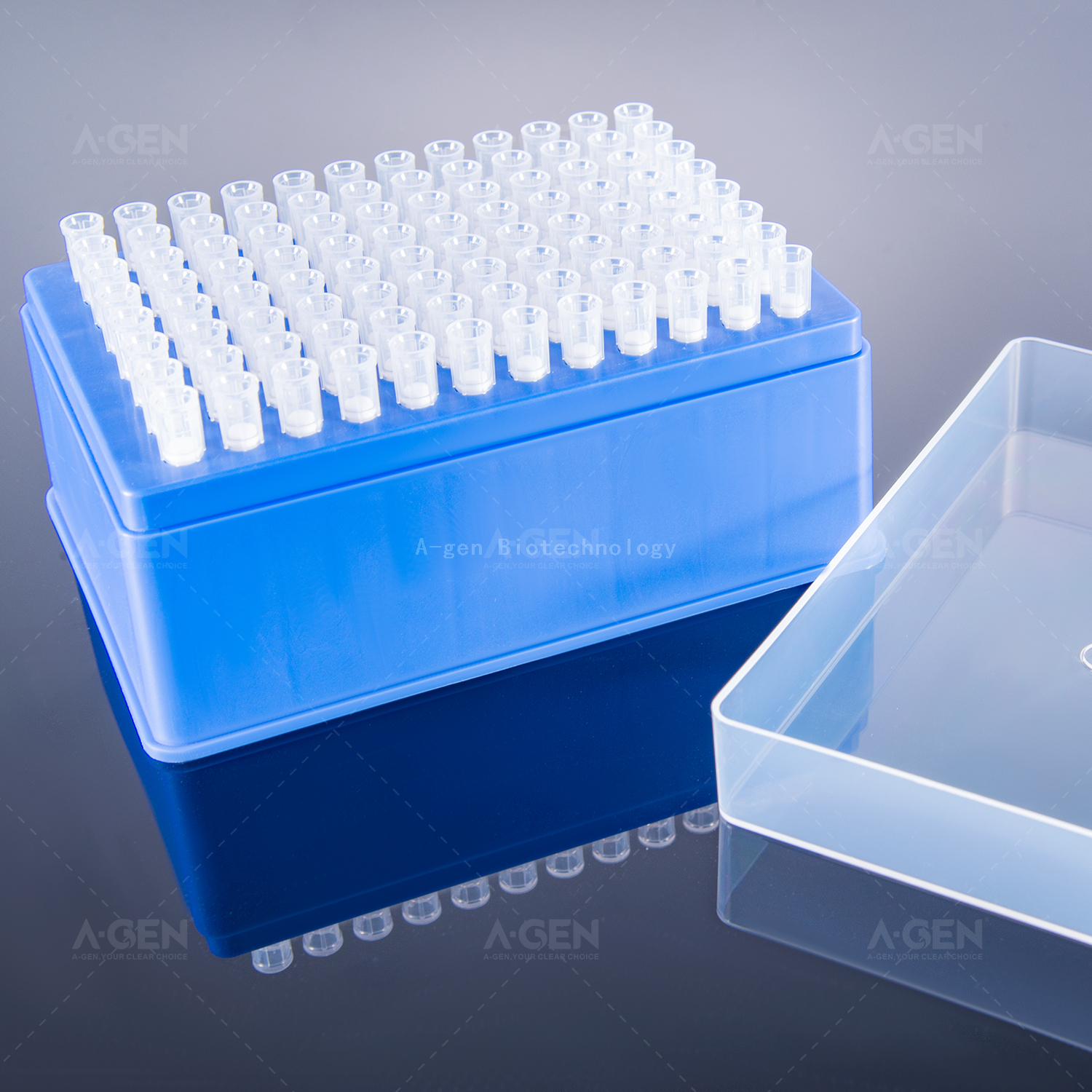 Nayo Tip 250μL Clear Robotic PP Pipette Tip (Racked,sterilized) for Liquid Transfer with Filter FXF-250-RSL Low Residual
