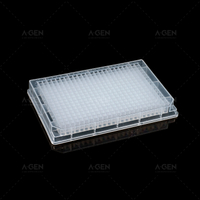 384 square hole plate 120ul V bottom