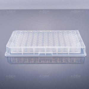 96 round well microplate, flat bottom, 0.4ml