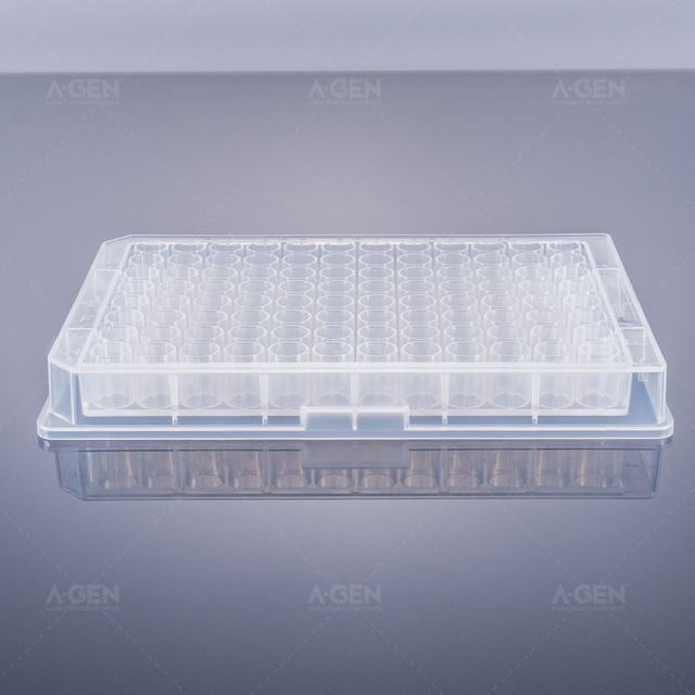 96 round well microplate, flat bottom, 0.4ml