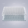 0.2mL Half Skirt Detachable Clear 96 PCR Plate with Black Mark