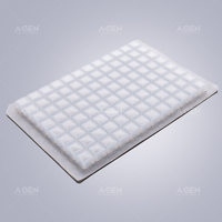  Silicone Sealing Mat for 96 Square Well plate，pierceable