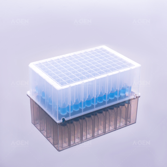 2.0ml Clear Transparent 96 Square-Well Deep Well Plates