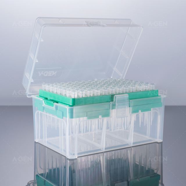10μL extended transparent tip box sterile low adsorption