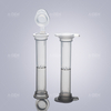 Covered flat bottom purification column (including pressure ring)