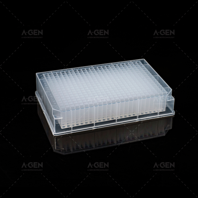 384 square hole plate 240ul V bottom