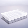 200μL PCR plate full skirt, black logo (milky white))