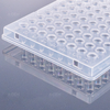 100μL, PCR plate half skirt, original color markings