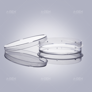 100mm Cell Culture Dish Sterile in Blister Box Petri Dish Easy To Hold (TC Treated Is Optional)