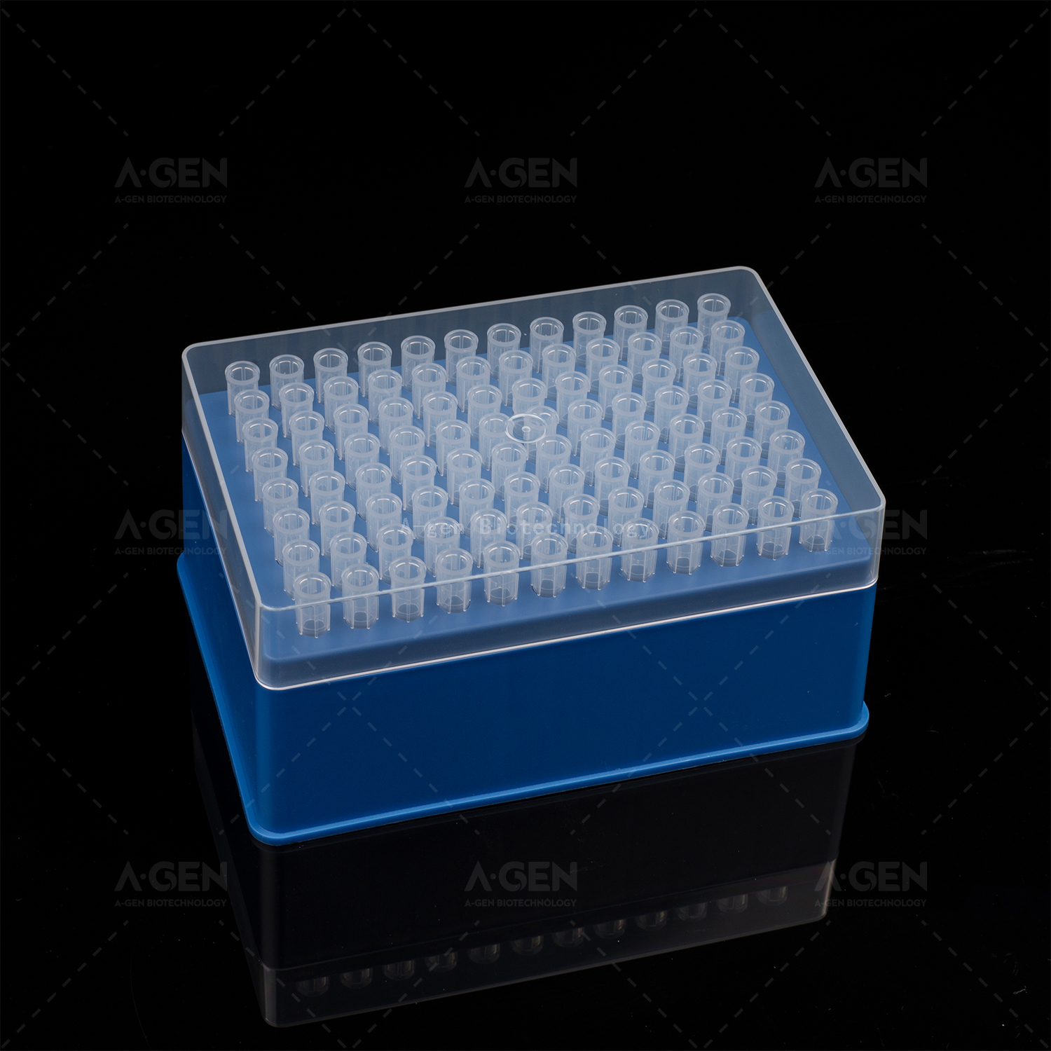 Nayo Tips 250μL Clear Robotic PP Pipette Tip (Racked,sterilized) for Liquid Transfer No Filter FX-250-RS