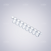 8-well*12 detachable transparent high-grade adsorption non-sterile enzyme plate 