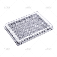 96 Wells Clear Plate Clear Lid High Bind Sterile Elisa Plate