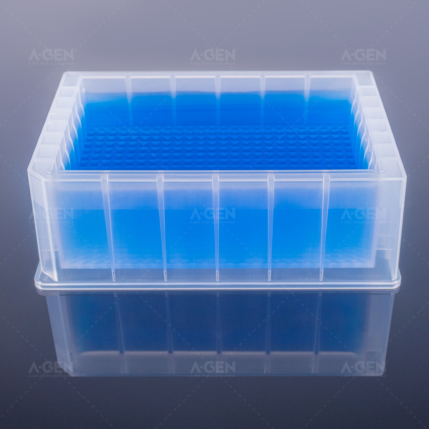 384-channel liquid reservoir, single channel, high skirt, 290ml