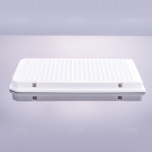 40μL 384-well PCR plate full skirt white + transparent