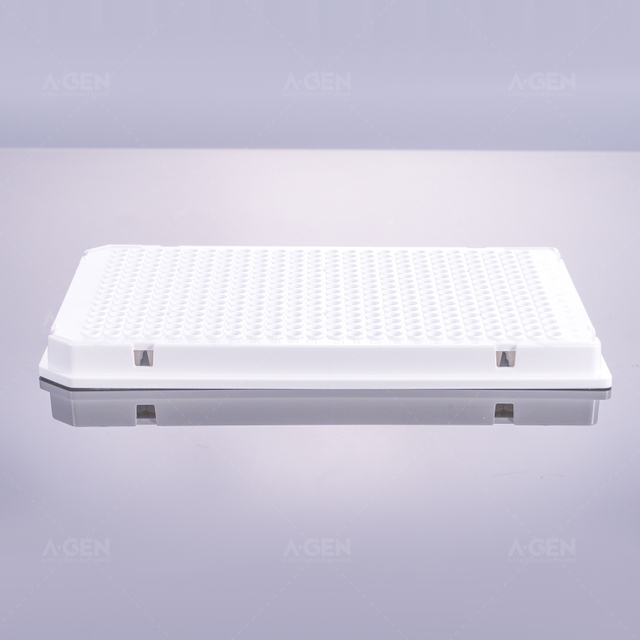 40μL 384-well PCR plate full skirt white + transparent