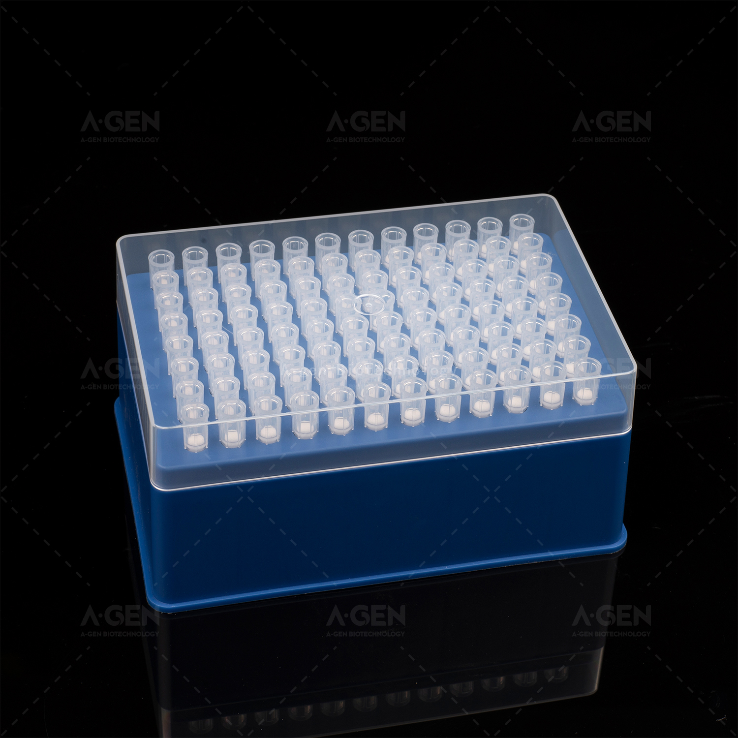 Nayo Tips 250μL Clear Robotic PP Pipette Tip with Filter (Racked,sterilized) for Liquid Handling FXF-250-RS